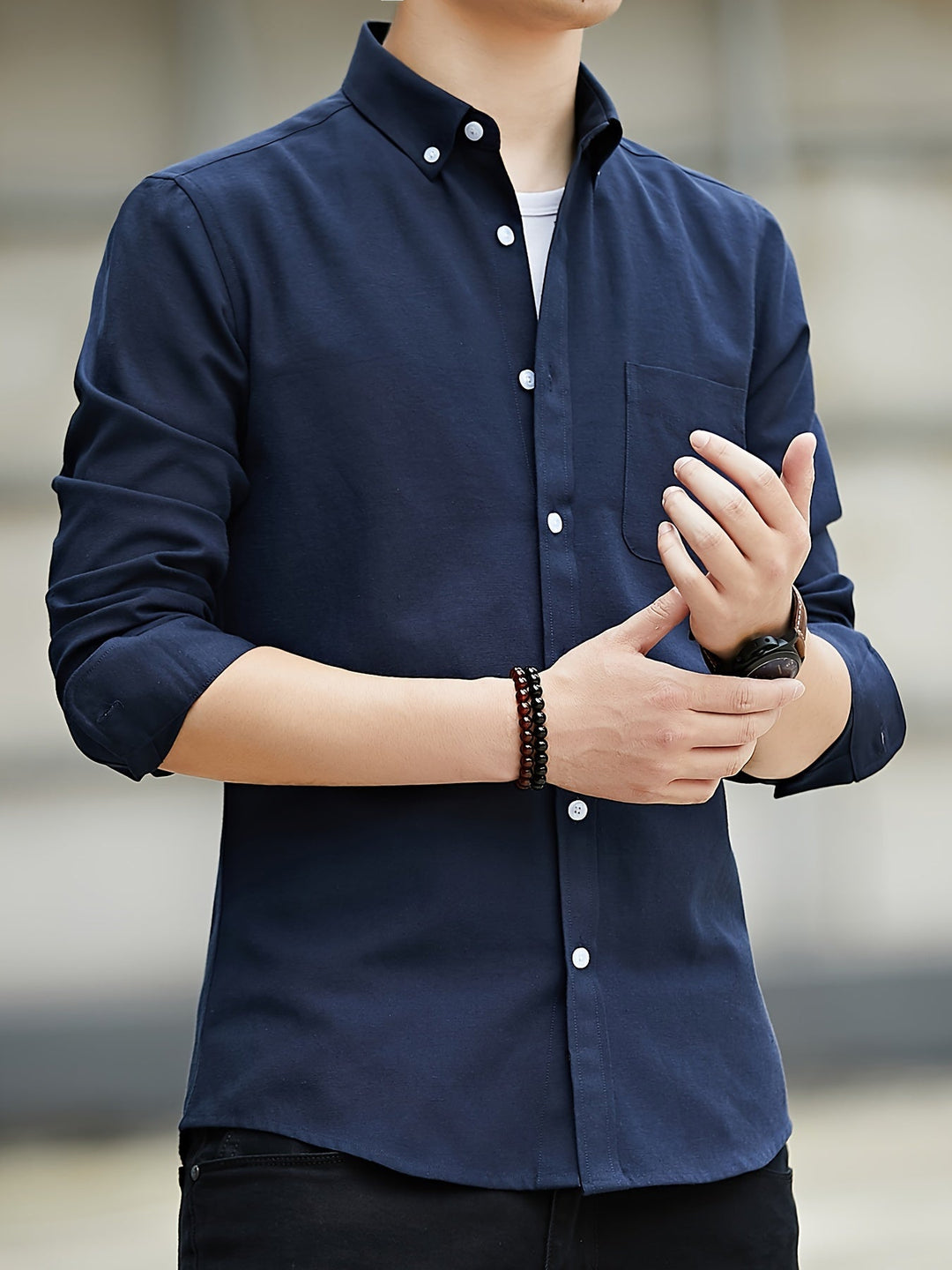 ELENA HARPER™  |  LONG SLEEVE SHIRT FOR MEN