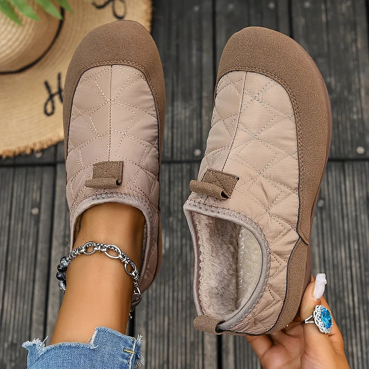 Deodata Cozy Quilted Boots - Elena Harper