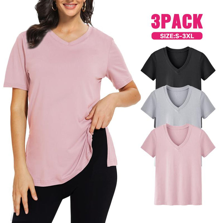 OLIVIA – EVERYDAY V-NECK TEE (3-PACK)