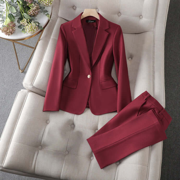 Women's Tailored Blazer and Pants Set