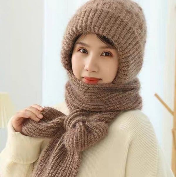 Abelina Integrated Acoustic Protection Windproof Hat Scarf - Elena Harper