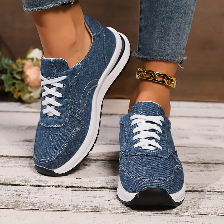 Izzy™ | Comfortable Sneakers with Denim Fabric