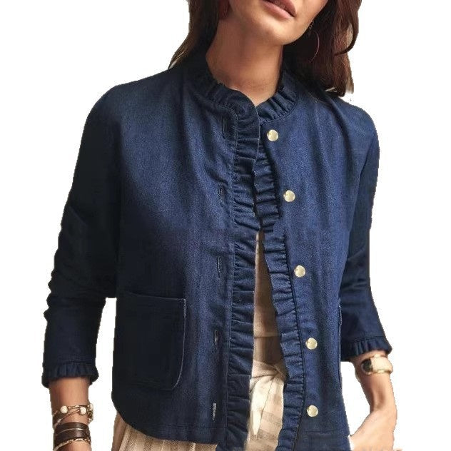 Women's Layered Top Workwear Style - Retro and Loose