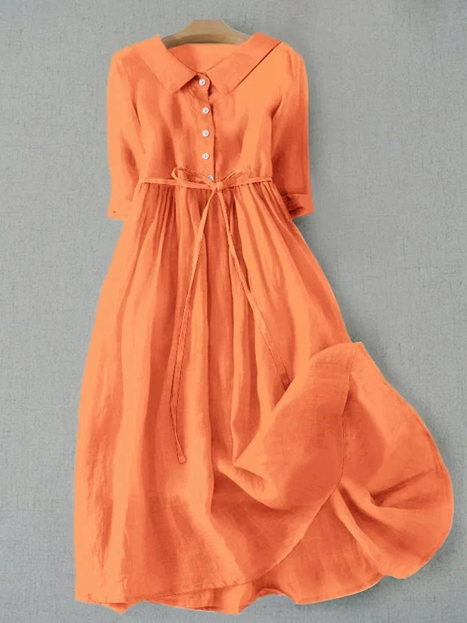 Evana Simple Artistic Dress - Elena Harper