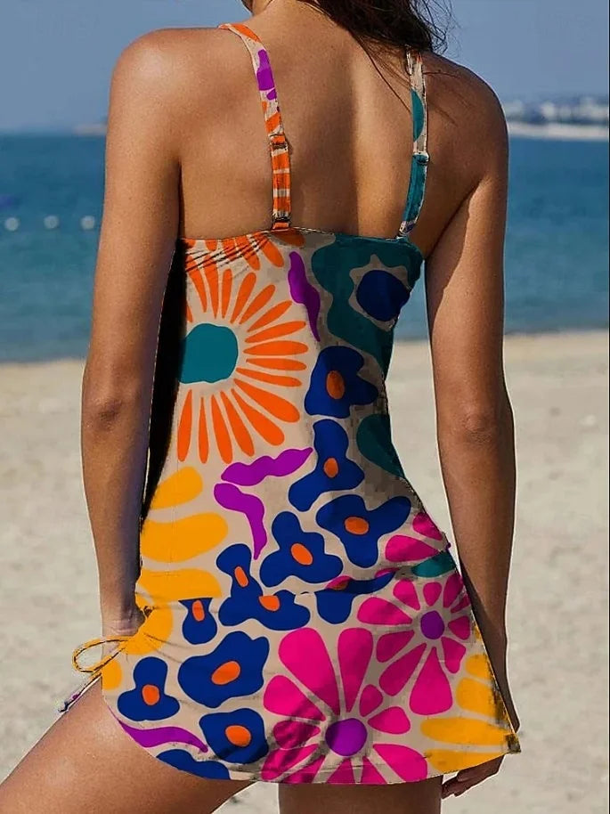 FLOWER SWIM SET FOR WOMEN