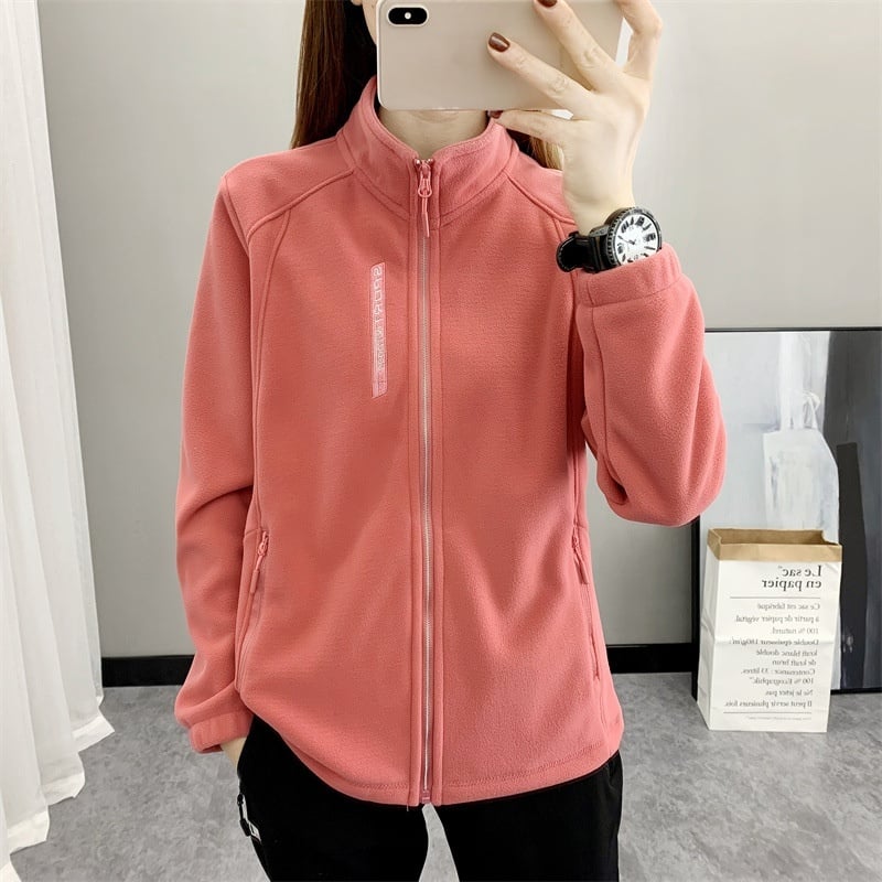 Thick Women's Winter Coat with High Collar and Long Sleeves, view 8 - Elena Harper