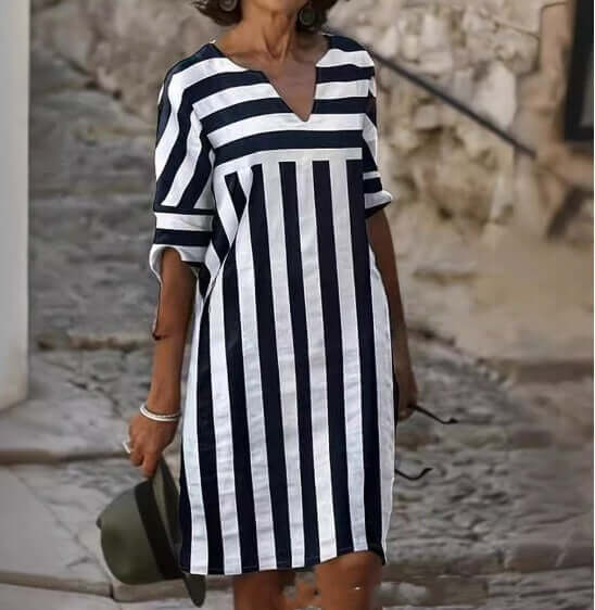 Summer Striped Dress - Casual & Chic