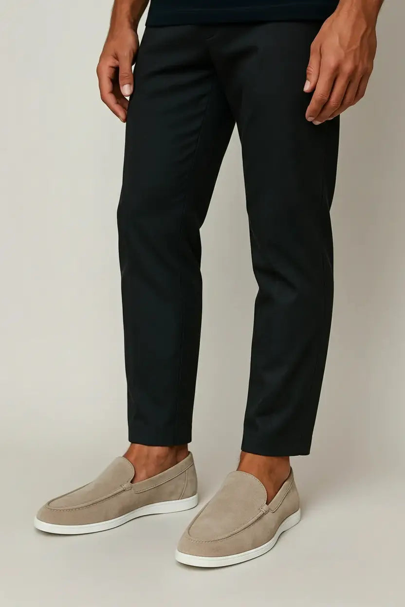 Classic Suede Loafers for Men - Elena Harper