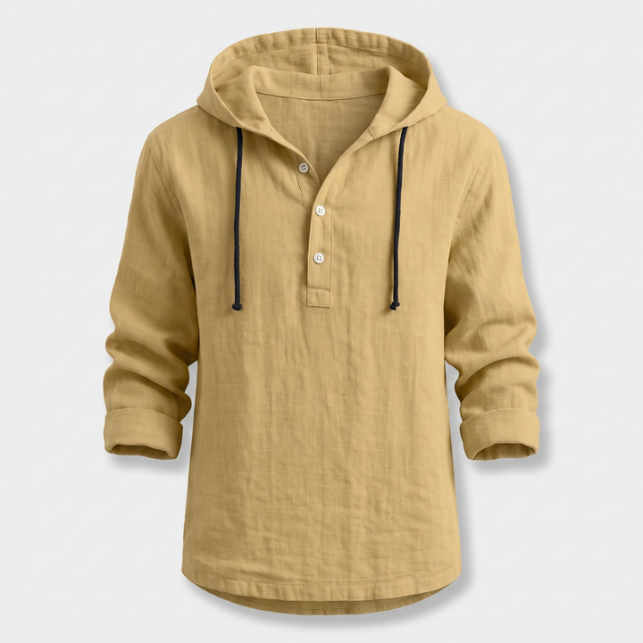 Lino | Lightweight and Airy Hoodie-Shirt with Relaxed Fit