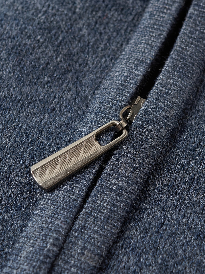 Barrett | Men's Refined Quarter-Zip Sweater with Fine Knit Face