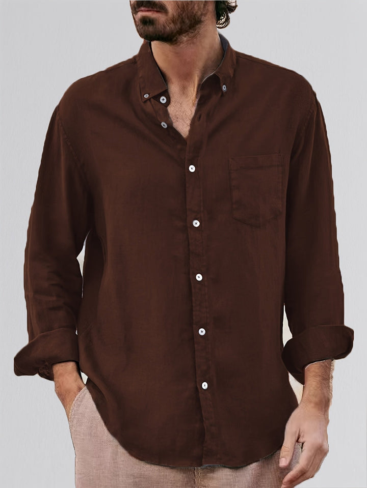 Classic Reversed Shirt for Men - Elena Harper