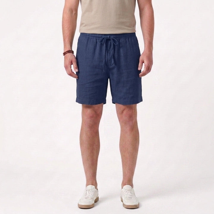 Cotton and Linen Summer Shorts for Men