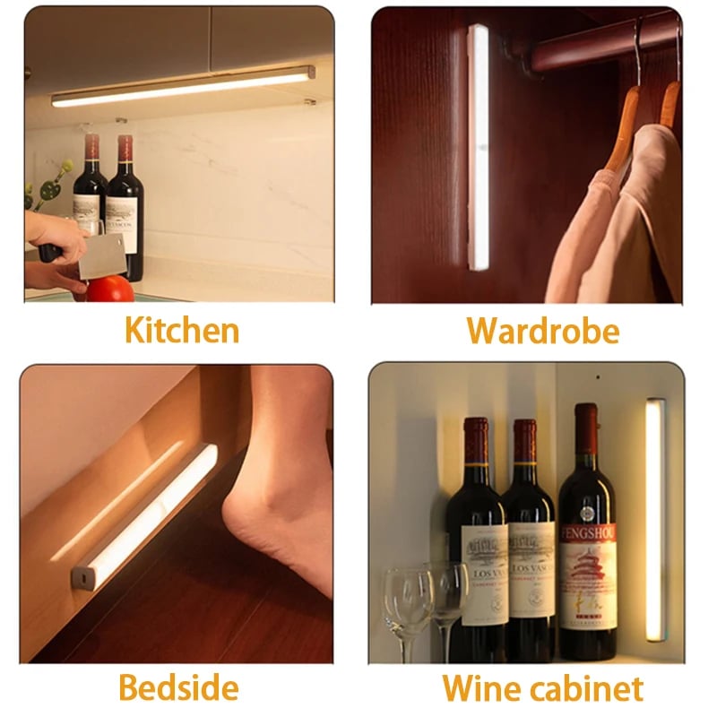 GlowMag™ - Tool-Free Smart Sensor Magnet USB Rechargeable LED Lights