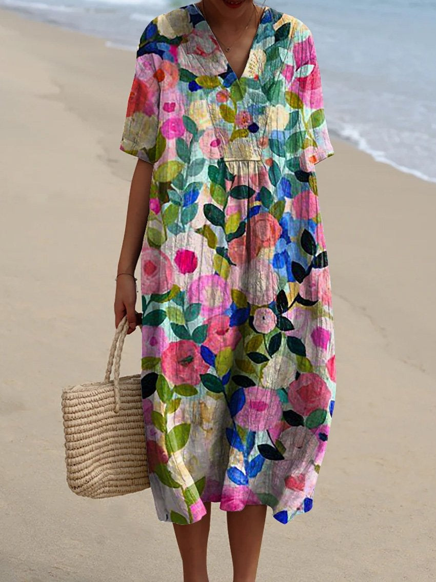 Graciela Elegant Bohemian Dress - Elena Harper