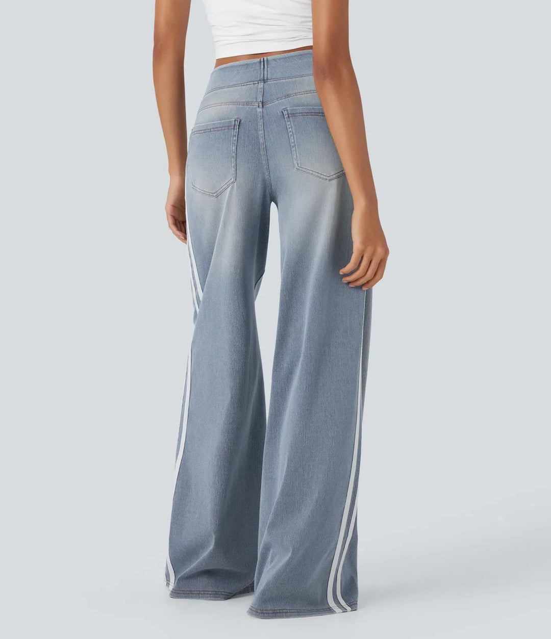 Annlyn Comfortable Pants with Pockets, view 3 - Elena Harper