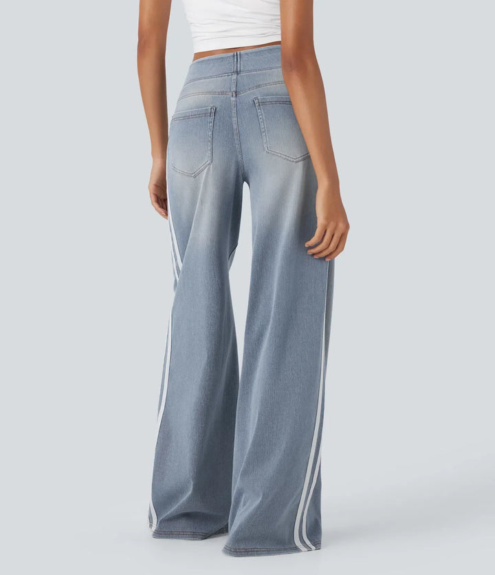Annlyn Comfortable Pants with Pockets, view 3 - Elena Harper