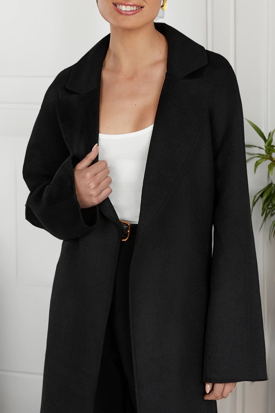 Winter Coat with Lapel