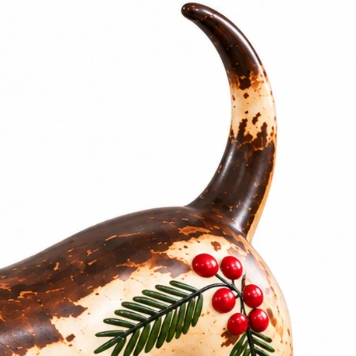 Dashwood Hollow – Hand-Painted Dachshund Christmas Figurine
