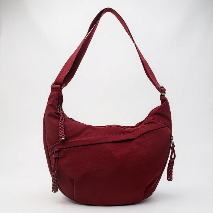 Sanne Anti-Theft Shoulder Bag with Hidden Zippers, view 6 - Elena Harper