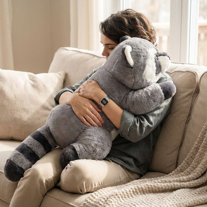 Unisex Long Animal Cuddle Pillow for Comfort & Relaxation