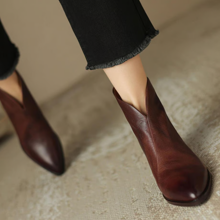 Carolyn Luxury Ankle Boots - Elena Harper