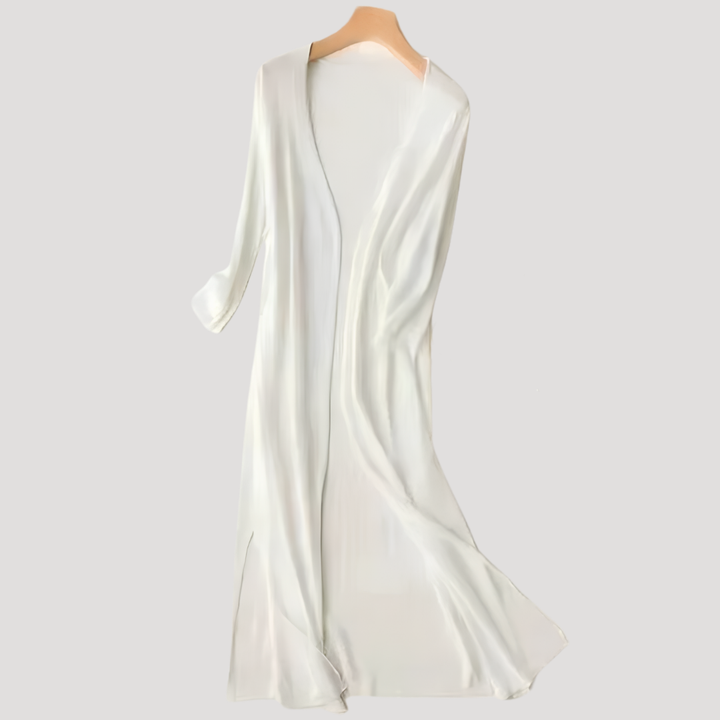 Long Open Front Cardigan for Women