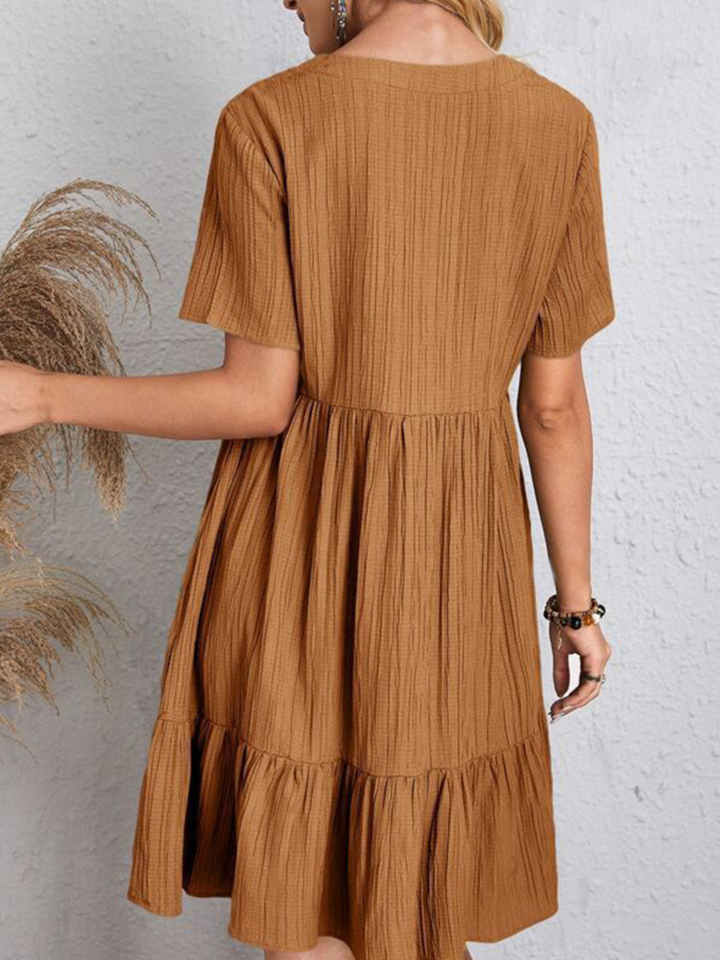 Avery Casual Summer Dress, view 8 - Elena Harper