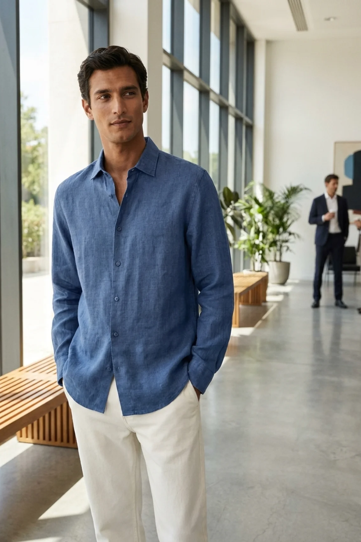 Men's Linen Shirt | Breathable