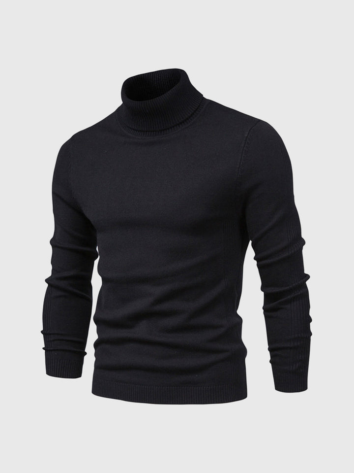 High Neck Polo Sweater