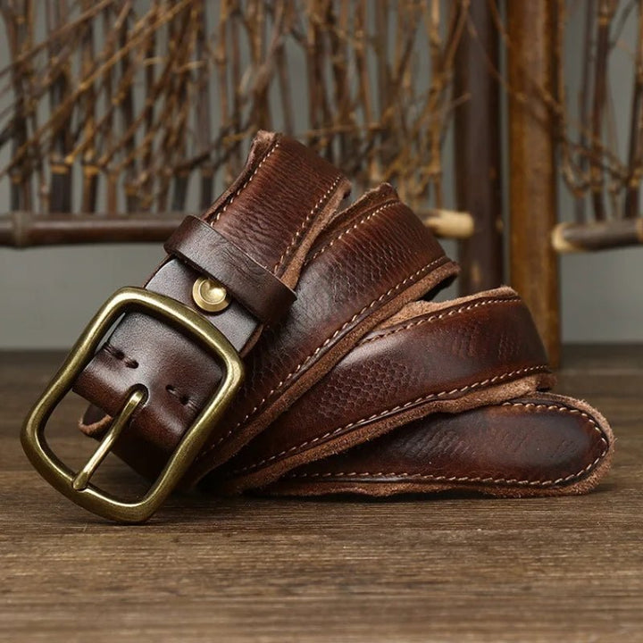 Cedarlock Leather Belt, view 7 - Elena Harper
