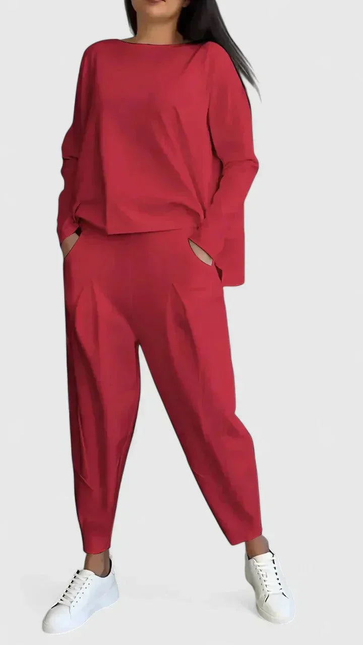 Ingrid Comfortable Two-Piece Set, view 8 - Elena Harper