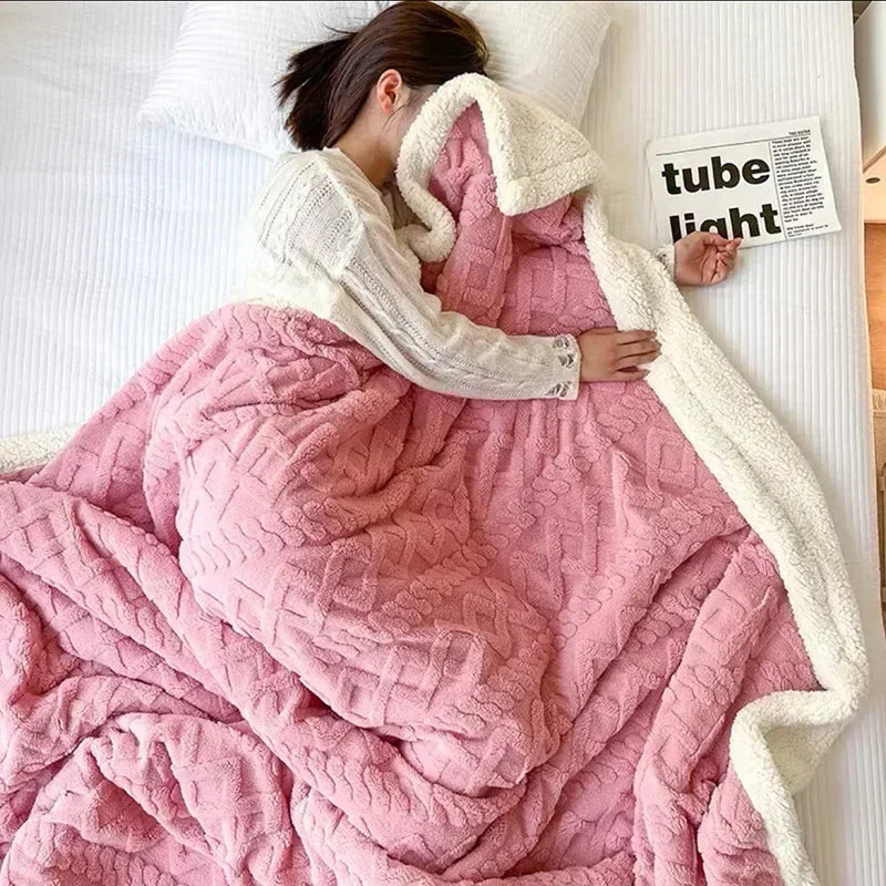 WarmWool - Thick Lambswool Winter Blanket