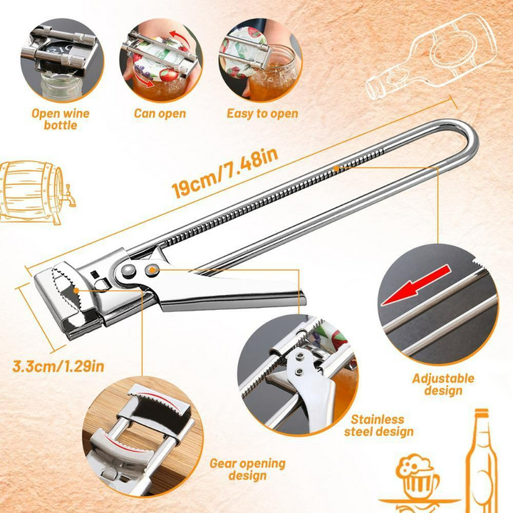 EasyTwist® | Adjustable Jar and Bottle Opener