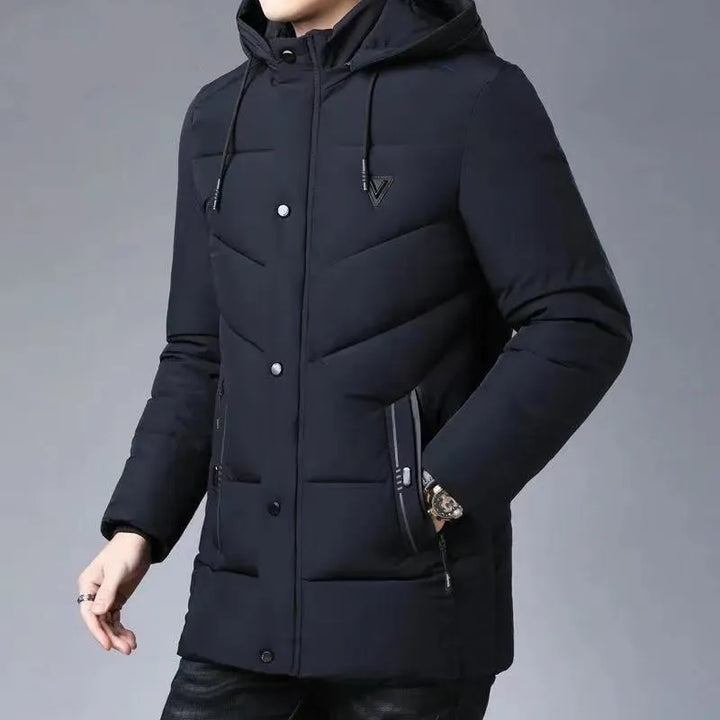 Casper Men's Cotton Padded Coat, view 5 - Elena Harper