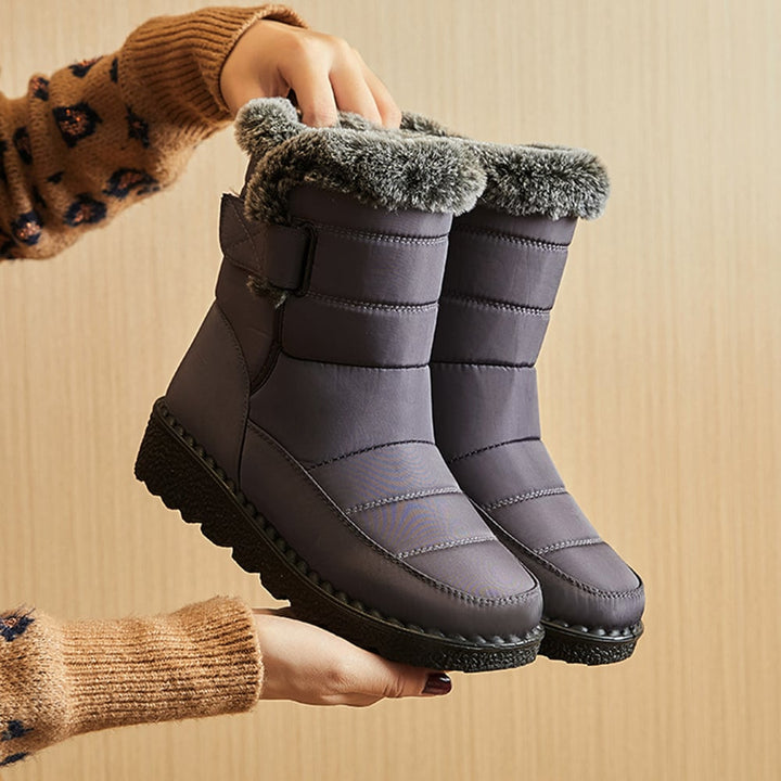 Winter Padded Boots for Women with Fleece Lining - Liora
