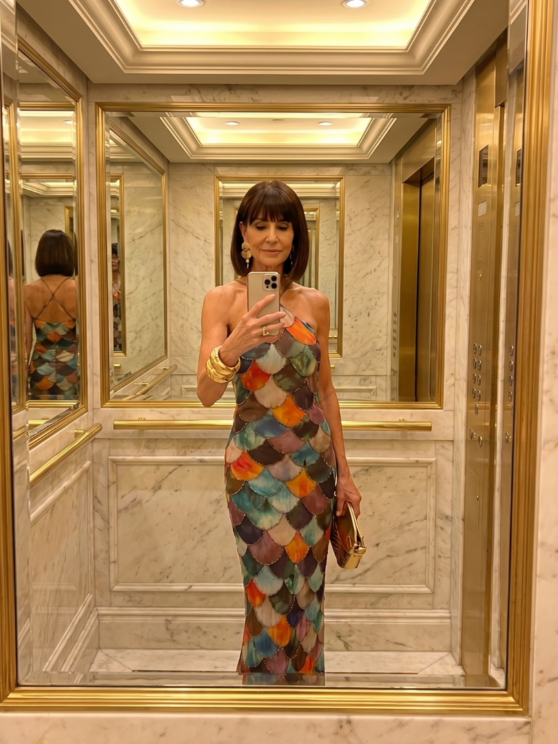 Martina | Elegant and Colorful Halter Maxi Dress