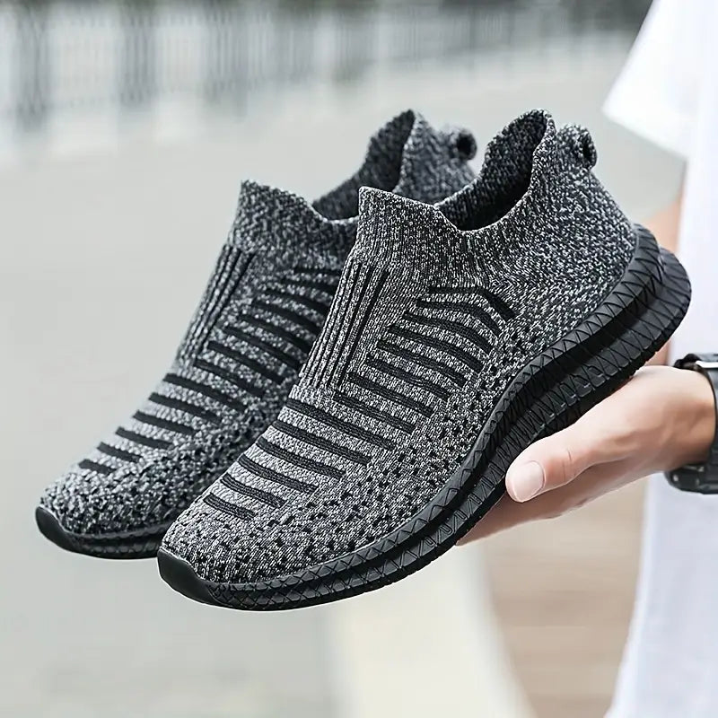 FlexStride Breathable Lightweight Knit Sneakers, view 5 - Elena Harper