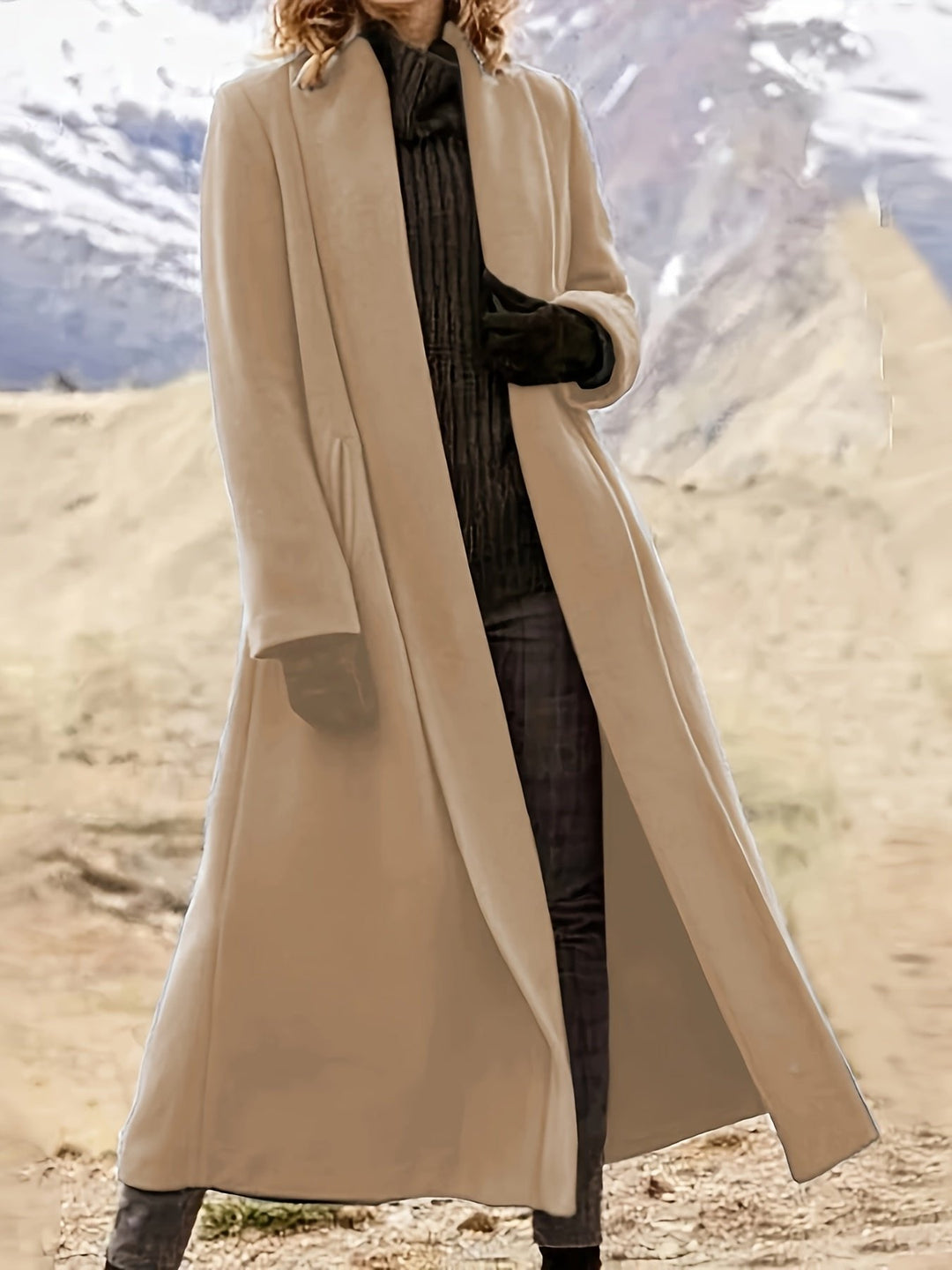 Sophia | Timeless and Elegant Longline Trench Coat