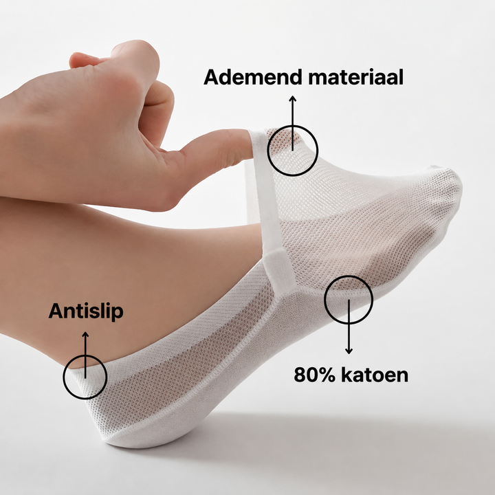Nora-Mae Breathable Invisible Comfort Socks