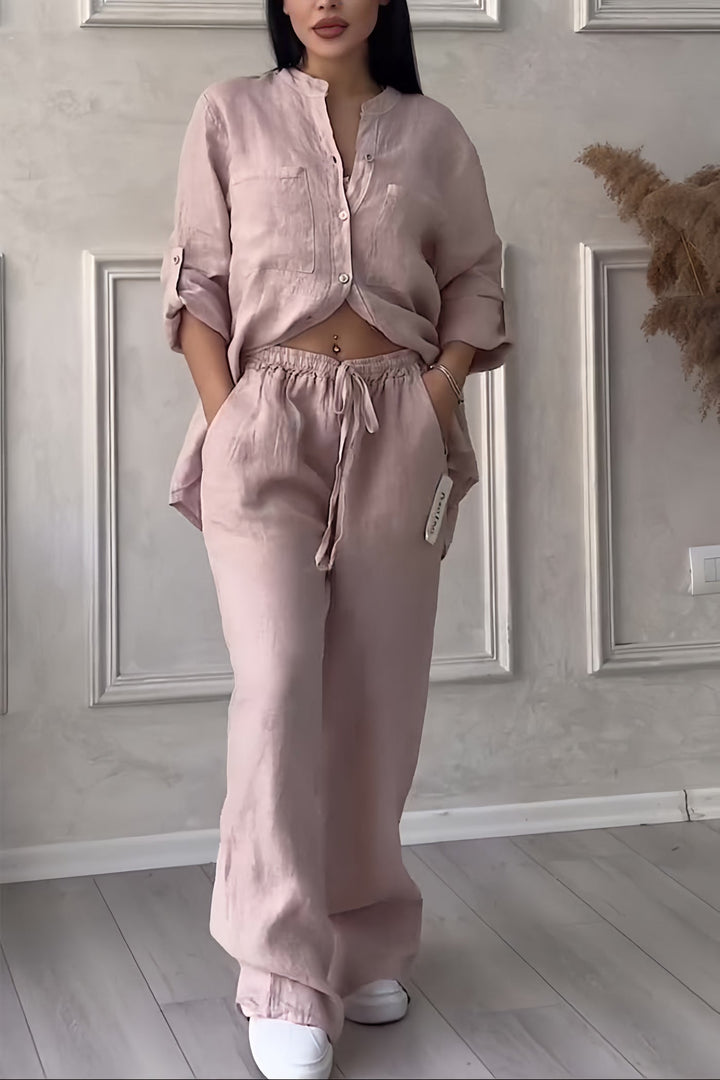 Clara | Airy and Elegant Linen Two-Piece Set