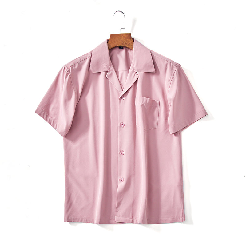 Cuban Collar Shirt for Men - Elena Harper