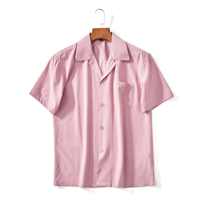 Cuban Collar Shirt for Men - Elena Harper
