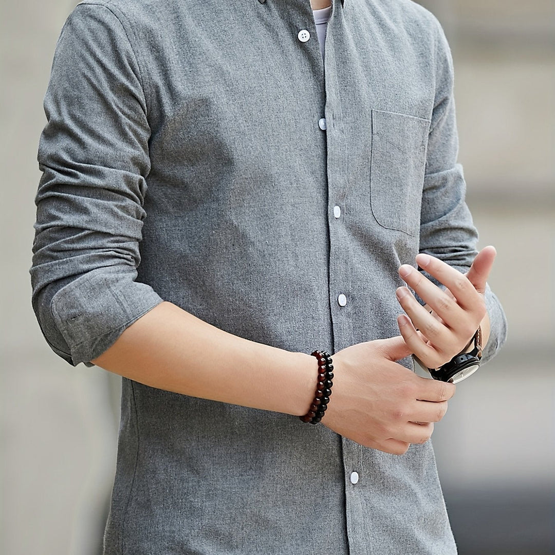 ELENA HARPER™  |  LONG SLEEVE SHIRT FOR MEN