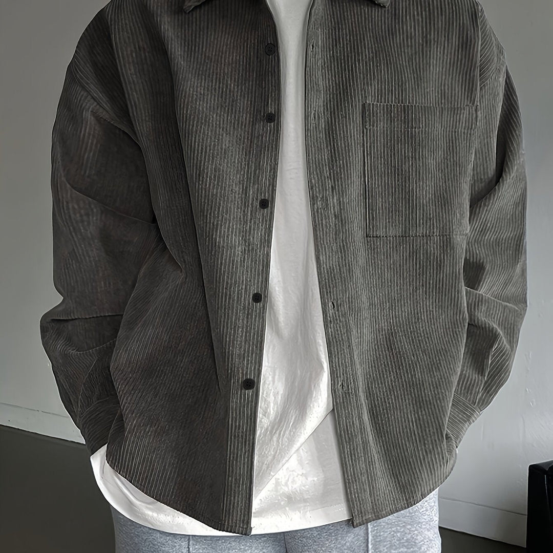 ELENA HARPER™  |  RELAXED COLLAR SHIRT FOR MEN