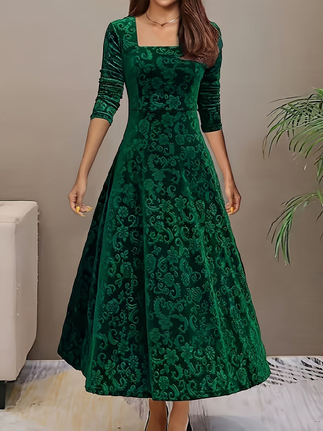 Elegant Velvet Dress Nicola - Elena Harper