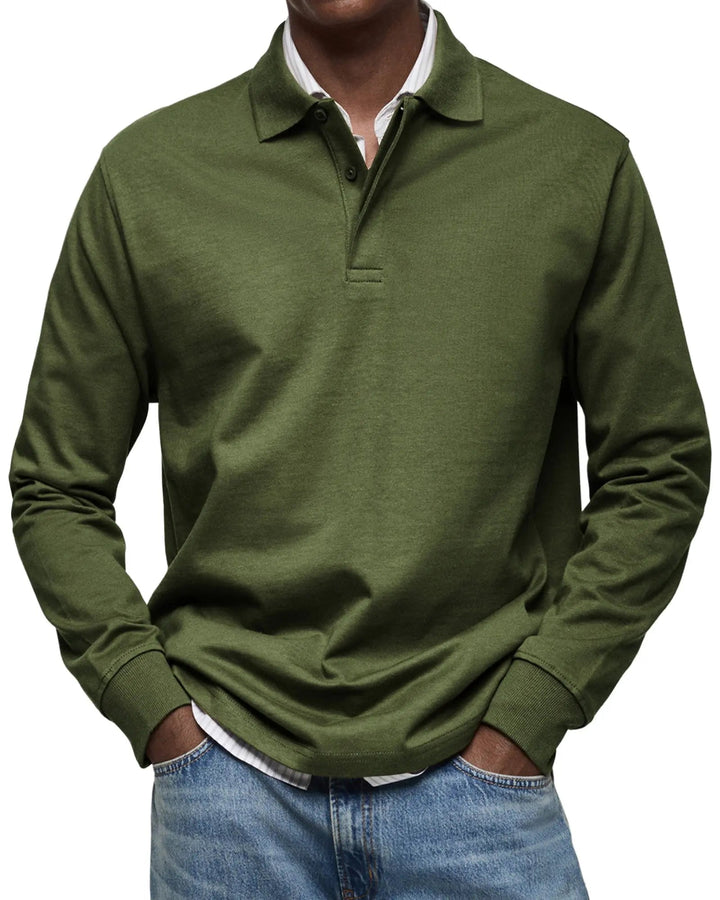 Harrington Oxford | Luxury Long Sleeve Polo