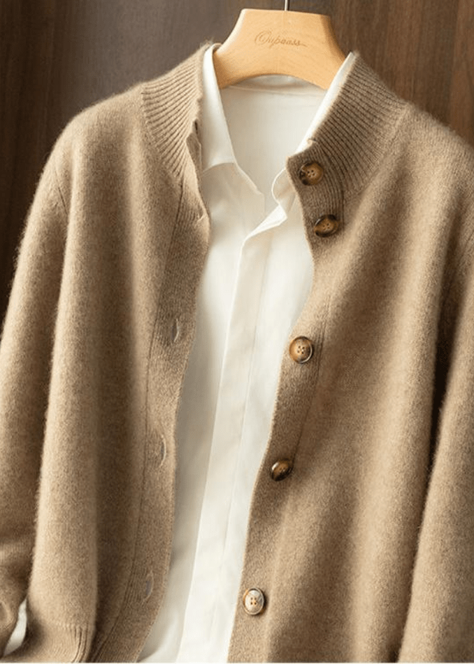 Fern Cardigan With Elegant Buttons - Elena Harper