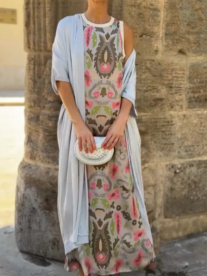 Delly Boho Chic Two-Piece Dress - Elena Harper