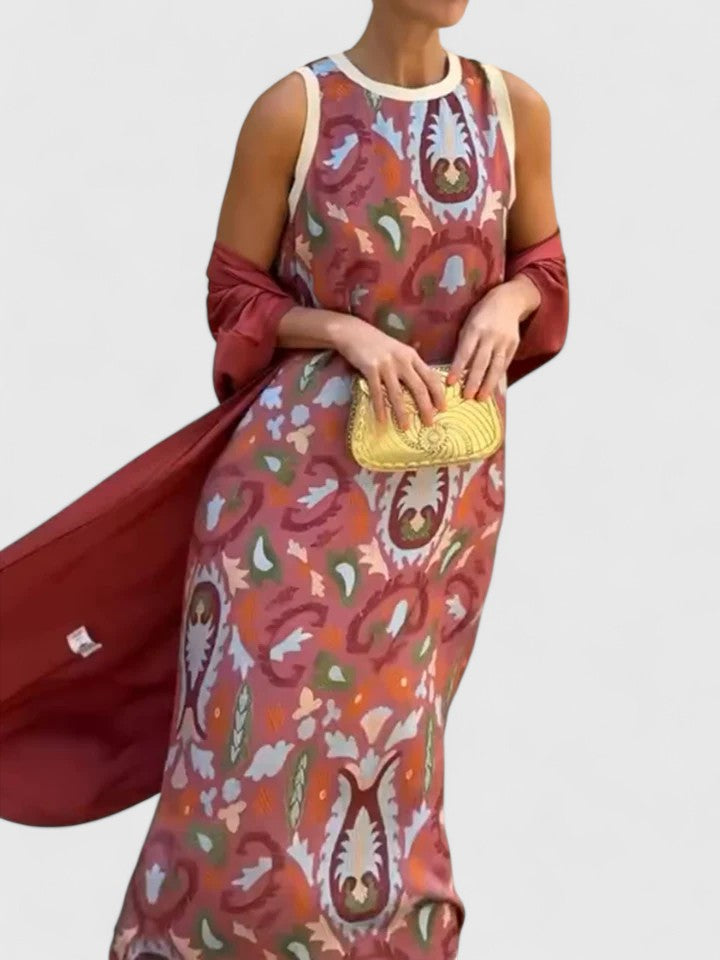 Shiela Boho Elegance Maxi Dress - Elena Harper