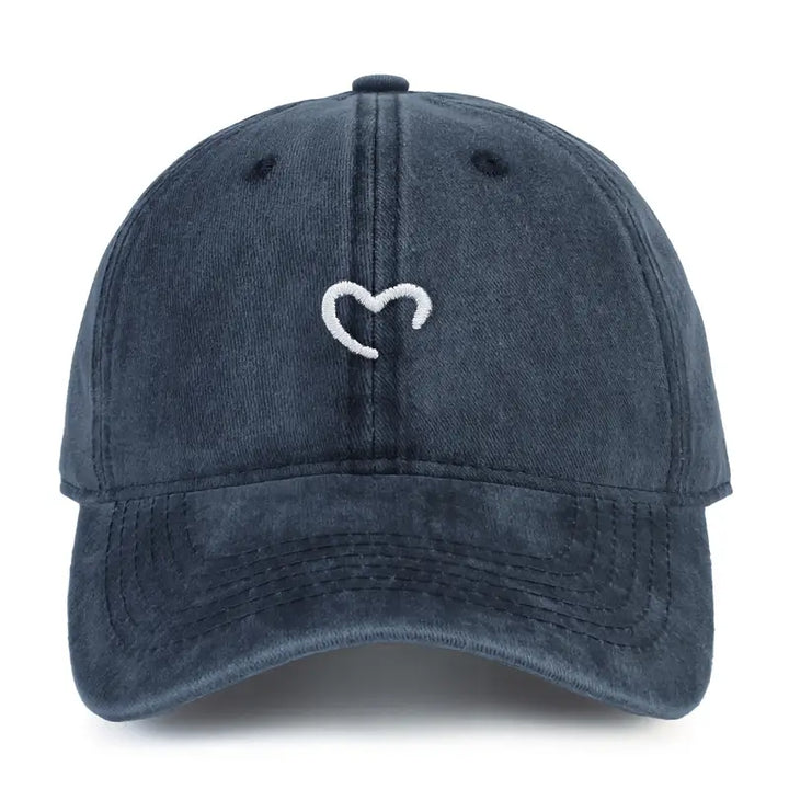 Marlia Embroidered Cap with Heart, view 9 - Elena Harper